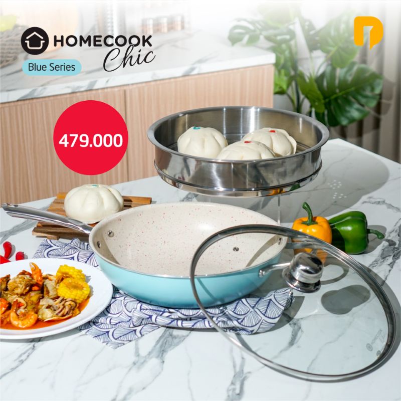 Homecook - Set Panci Steamer Serbaguna