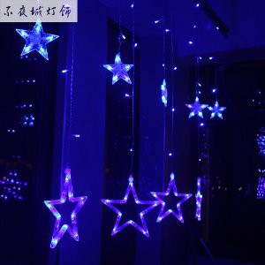 Jual CURTAIN LIGHT BINTANG   LAMPU TIRAI BINTANG   CURTAIN LAMP BINTANG   LED CURTAIN LAMP Murah