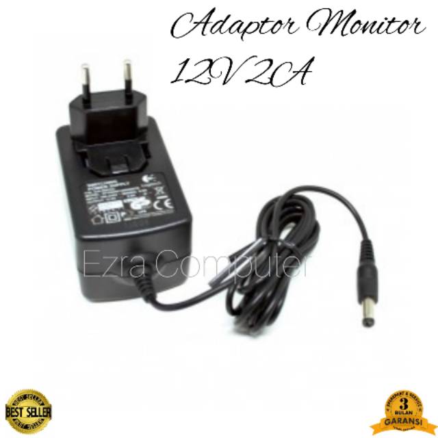 Adaptor Charger CCTV Monitor Kamera 12V 2A
