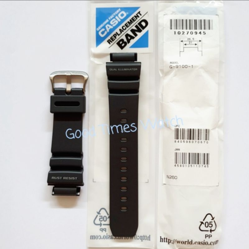 STRAP G-SHOCK G-9100-1 G 9100 Casio Original