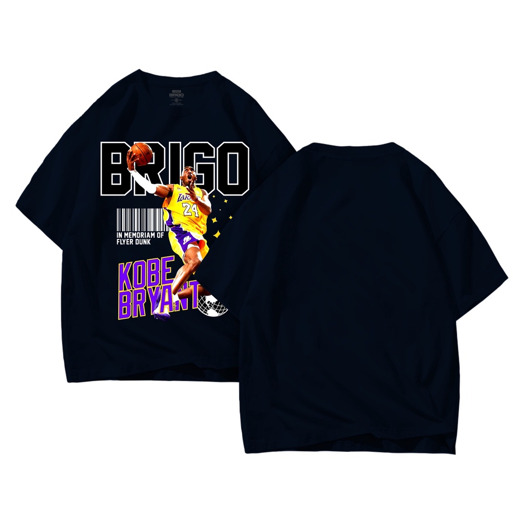 BRIGO Kaos Oversize KOBE BRYANT II Kaos Oversize Print DTF II Kaos Jumbo Size Pria &amp; Wanita