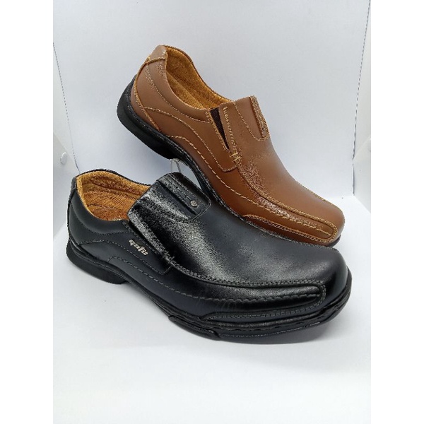 SEPATU KULIT ASLI | SEPATU CASUAL | SEPATU GATS ORIGINAL