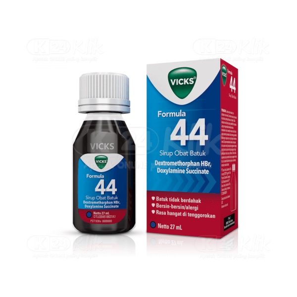 Vicks Formula 44 Sirup 27 ml - DEWASA DAN ANAK-ANAK