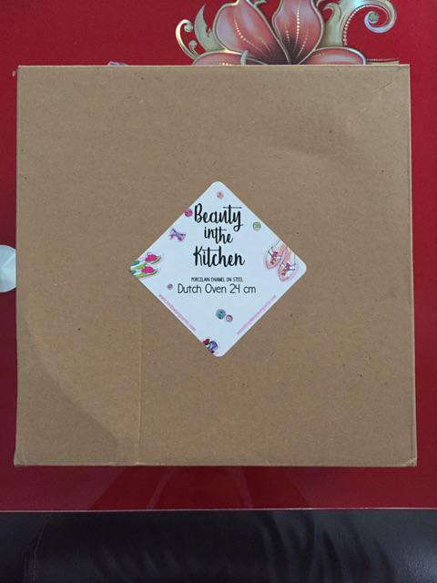 Panci, Dutch Oven Enamel Chefina D24cm W/glass Lid Beauty In The Kitchen