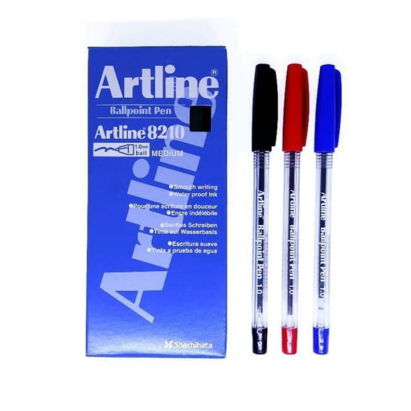 

Bulpen Bolpoint Artline EK 8210 Black , Biru 1.0