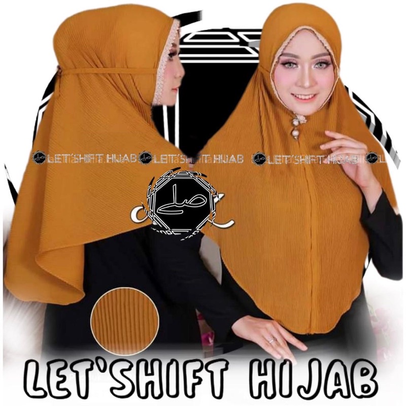 JILBAB INSTANT BERGO PLISKET RENDA / BERGO INSTAN PLISKET RENDA