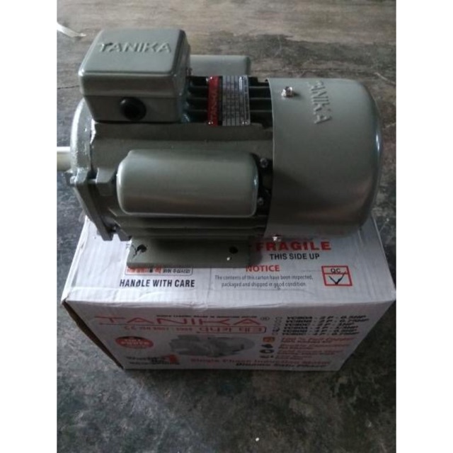 E/motor , Dinamo pengerak Tanika 1/2Hp 1400rpm + pully