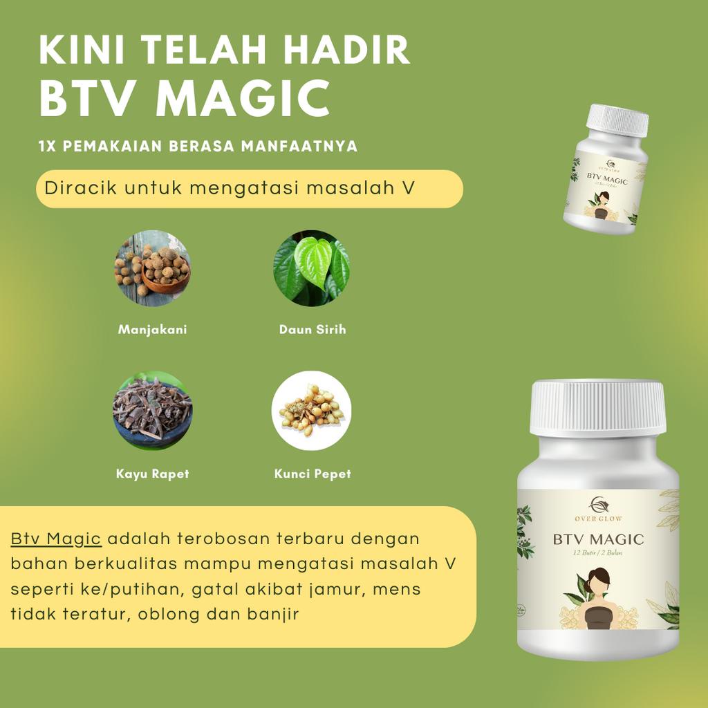 Pil Perawan Vagina BTV MAGIC Pelancar Haid | Obat keputihan Ampuh