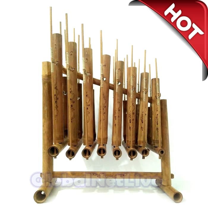 Angklung 1 Oktaf ukuran anak anak TK SD   Alat musik Tradisional Berkualitas