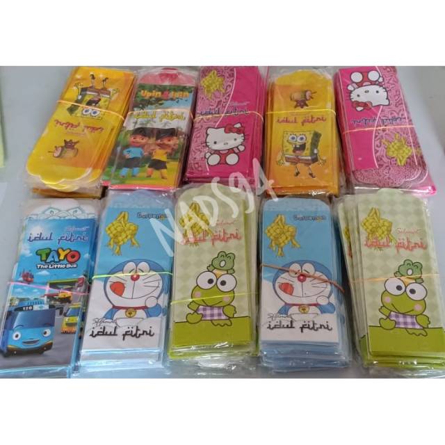 

Isi 50 Lembar Ukuran Jumbo - Amplop Angpau Hari Raya Lebaran Idul Fitri Termurah