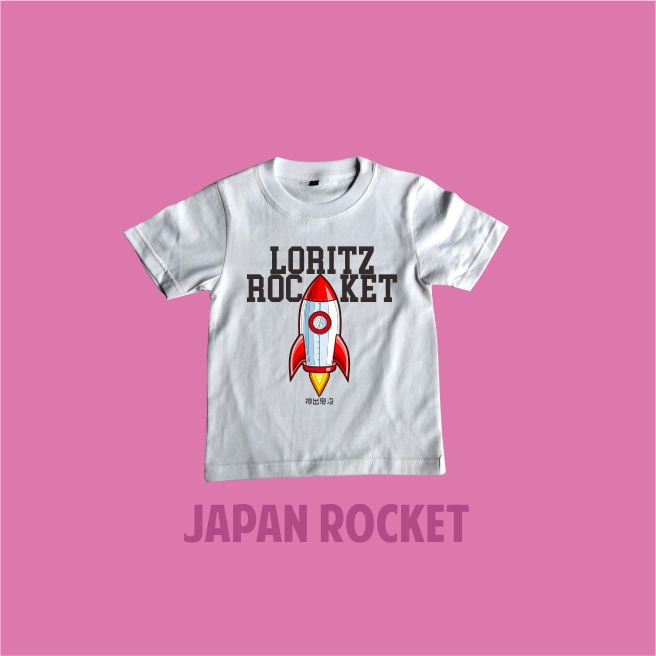 KAOS ANAK LORITZ ORIGINAL JAPAN ROCKET