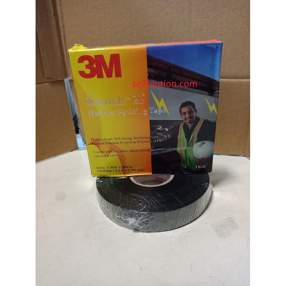 

3M Isolasi Listrik Scotch 23 Rubber Splicing Tape
