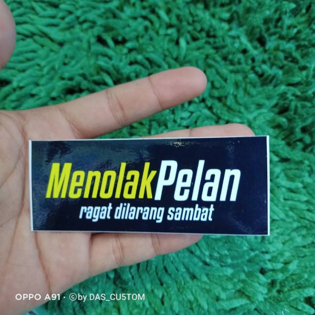 Sticker printing MENOLAK PELAN Minim pembelian produk harus 20rb