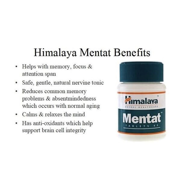 Himalaya Mentat Herbal Obat Otak Pintar Memori Fokus Shopee Indonesia