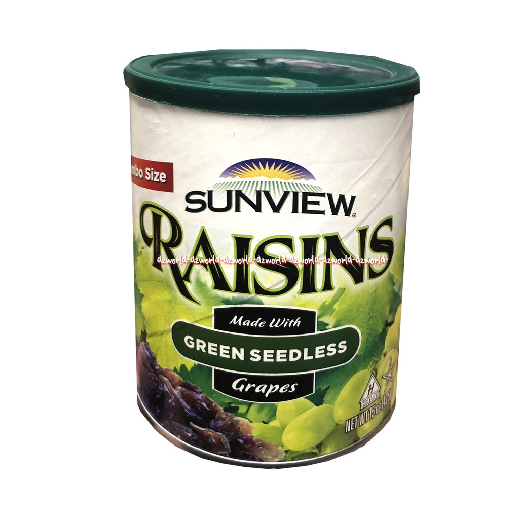 Sunview Raisins Green Seedless 425gr Kismis Kering