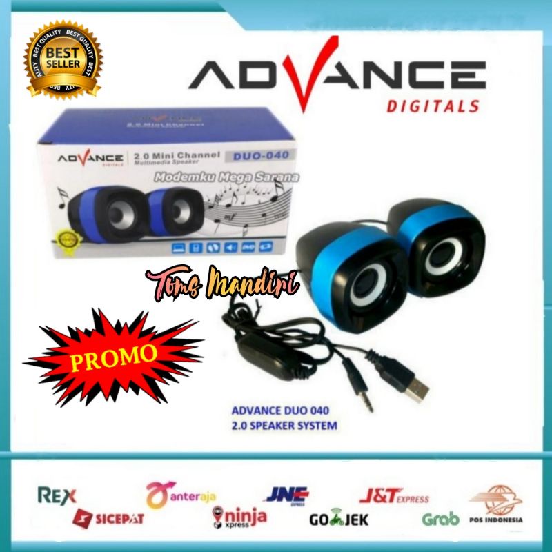 Speaker Aktif Advan 2.0 Superbass Duo-040