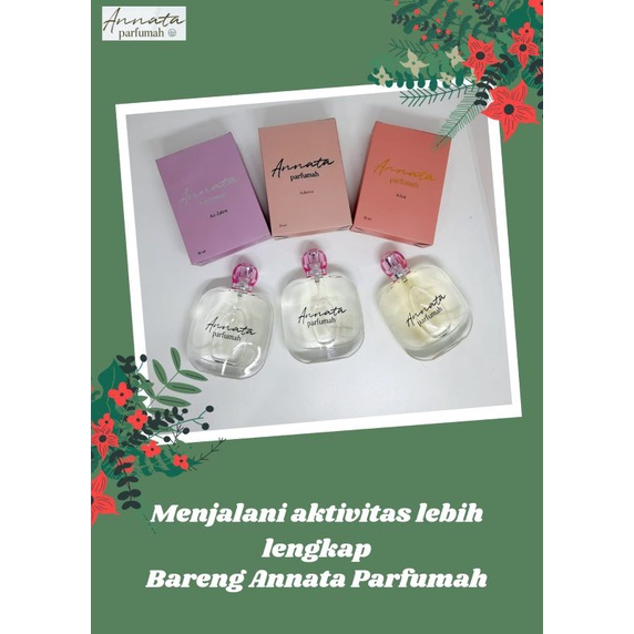 Annata Parfumah ORI Tahan 24 Jam Halal Minyak Wangi Parfum Aroma Bunga Citrus Vanilla Tahan Lama
