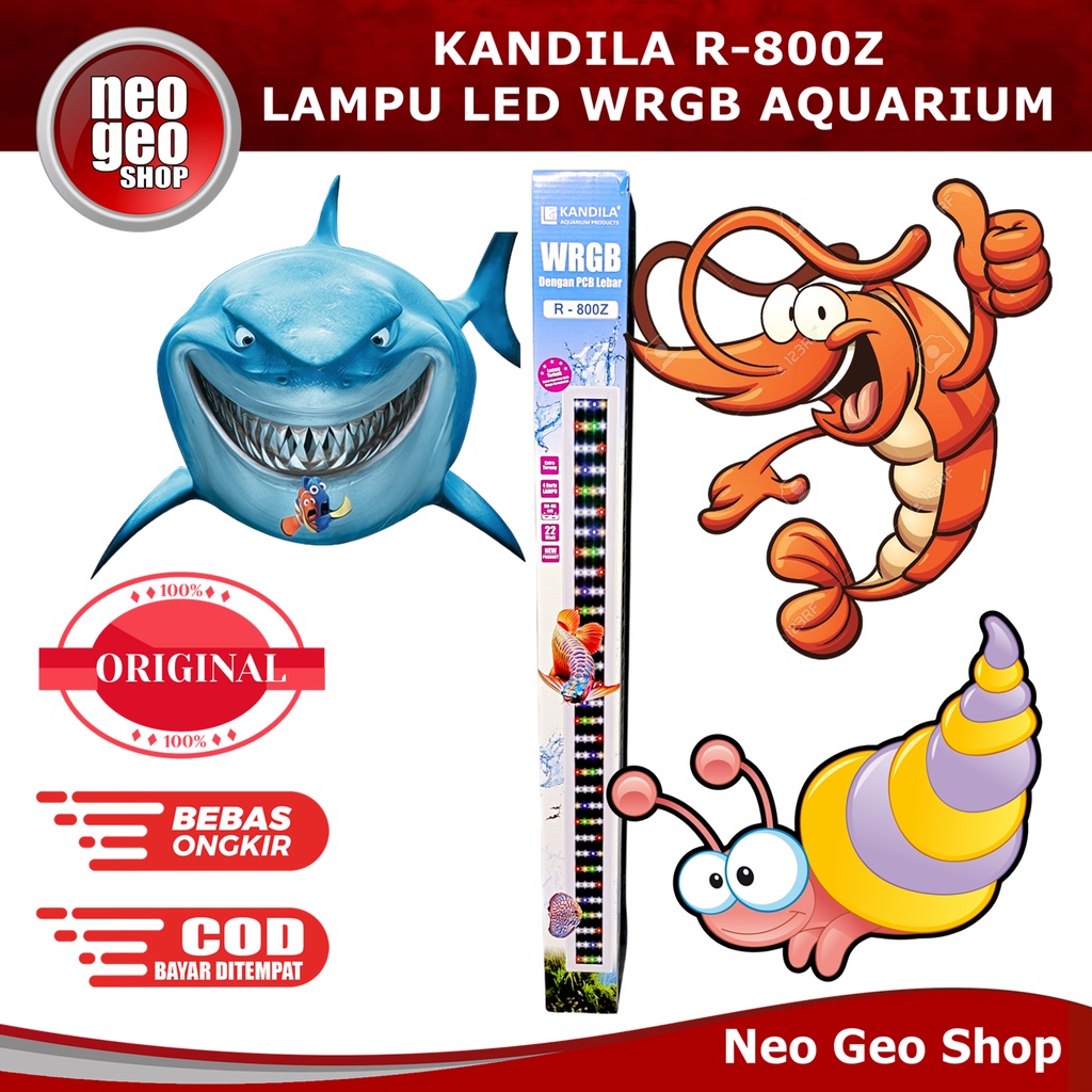 KANDILA R800Z R800 R 800 Z 800Z Lampu LED WRGB Aquarium Aquascape