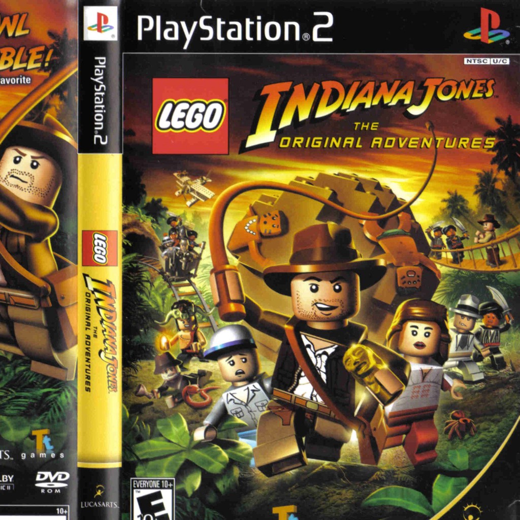 DVD Kaset Game PS2 Lego Indiana Jones Original Adventure