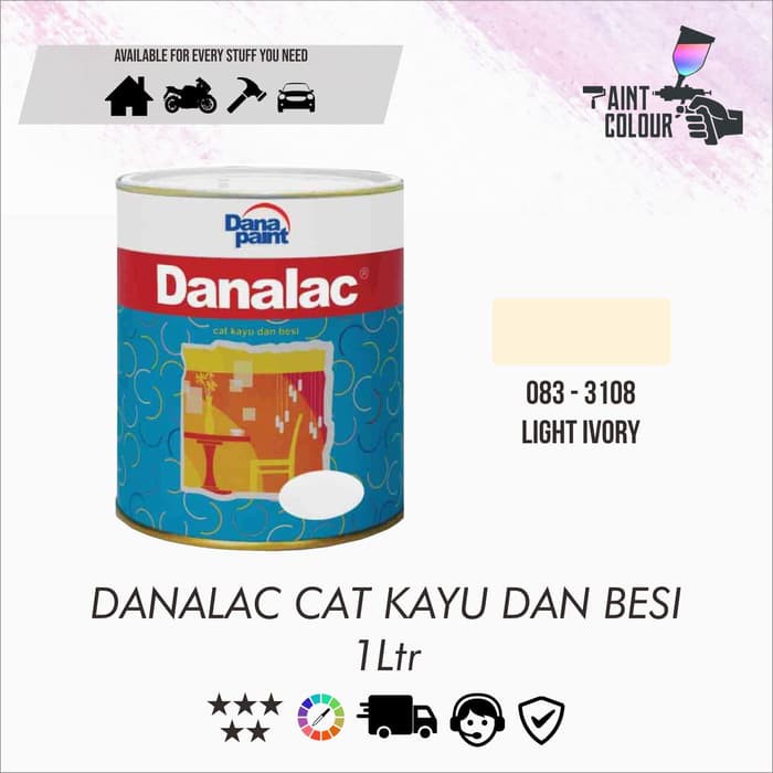 Cat kayu Dan Besi DANALAC Light Ivory 083 - 3108