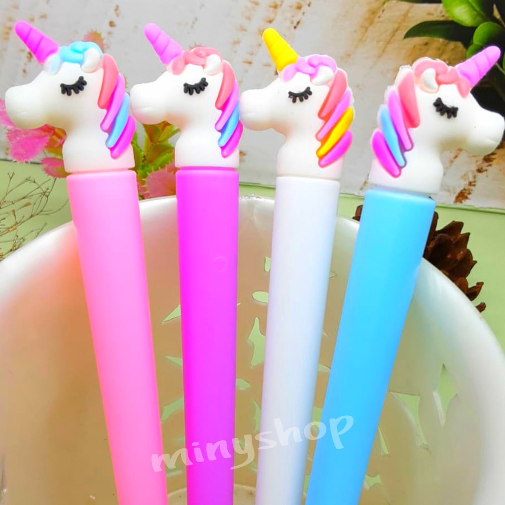 

Pulpen karakter Lucu Unik Motif Unicorn Bolpen Murah Aneka Alat Tulis Fancy