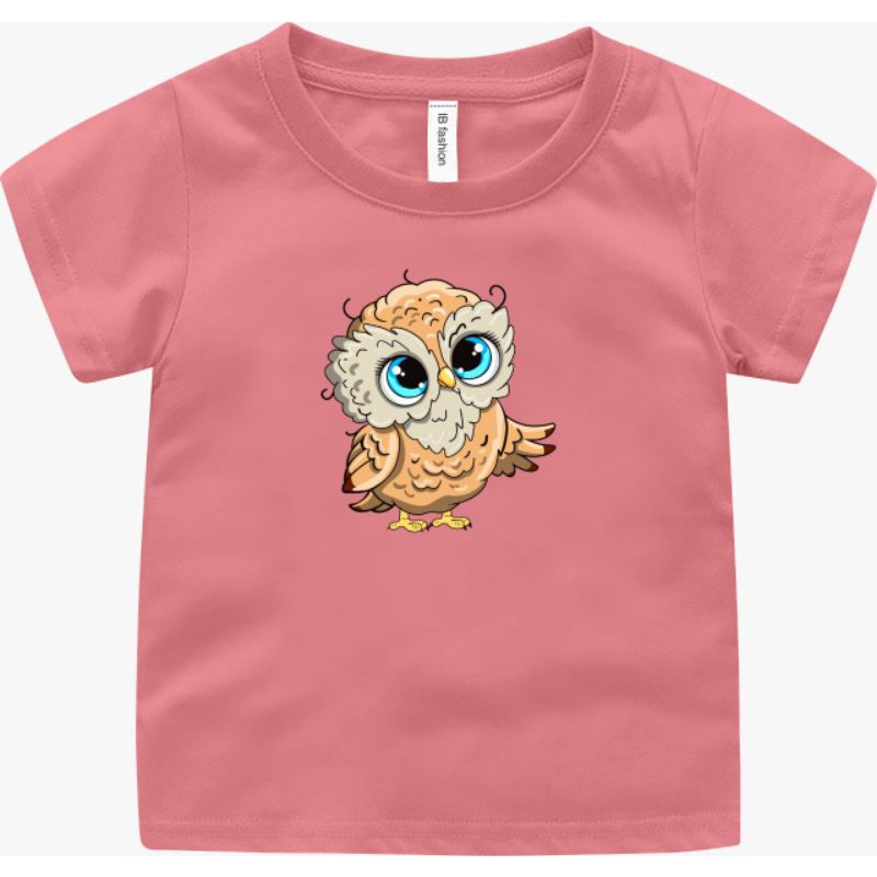 Baju Kaos Anak Laki Laki &amp; Perempuan Owl lucu Kaos Distro Anak Atasan Anak laki Laki kaos Murah anak