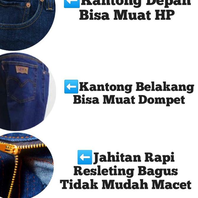 ➴ Celana jeans standart / jeans reguler pria - basic Celana panjang- Pasar celana murah - toko celan