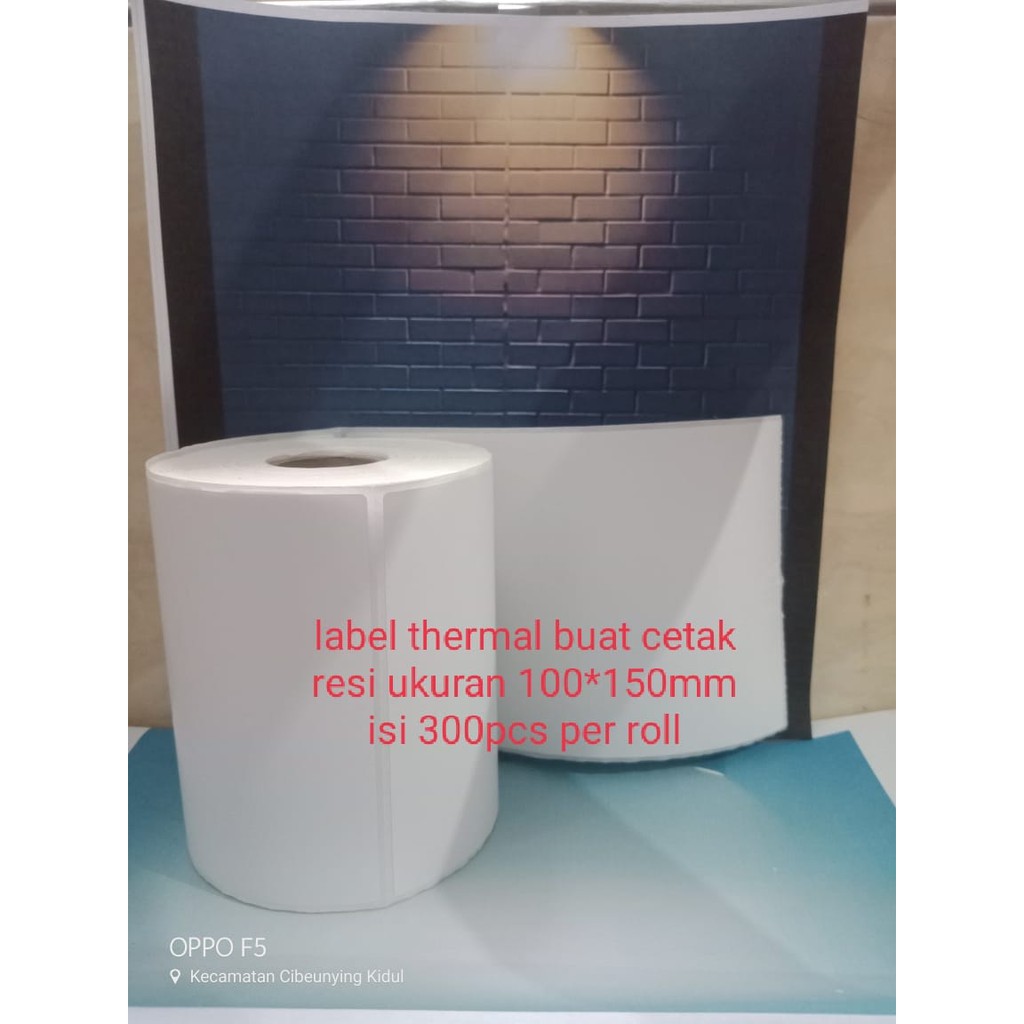 

Label Bandung Stiker Thermal Resi 100x150mm isi 350 pcs