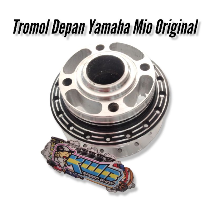 TROMOL ORIGINAL YAMAHA MIO SET DEPAN BELAKANG COAK BUBUT CUSTOM MILING PNP MIO/SOUL/MIO J/FINO/NOUVO 1 SET DEPAN BELAKANG