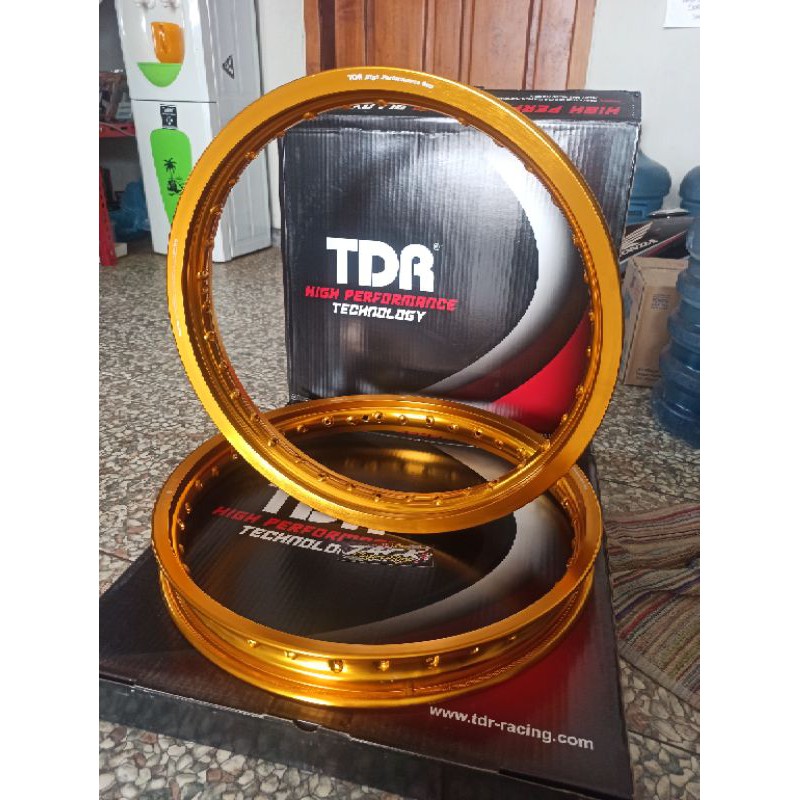 velg TDR racing 185x160 ring 17 GOLD