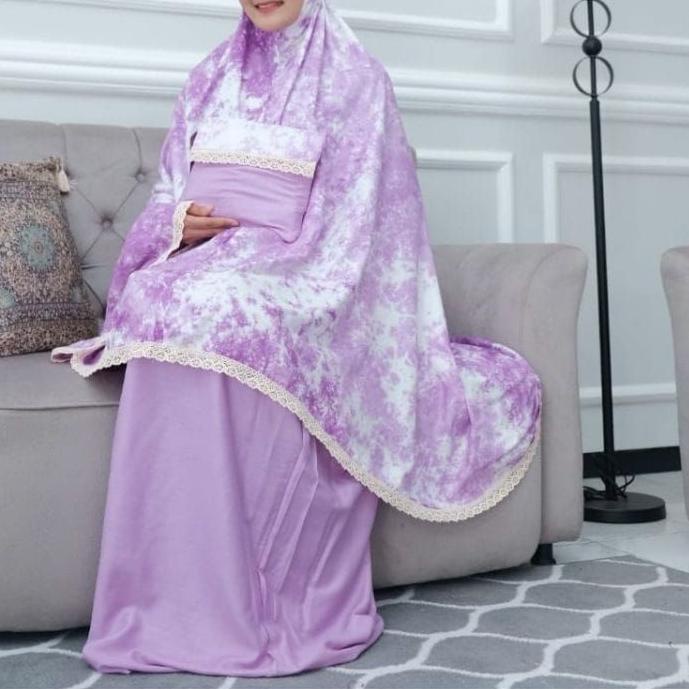 Terbaru[LR 012][GMJ1] MUKENA BALI RAYON TIEDYE RENDA