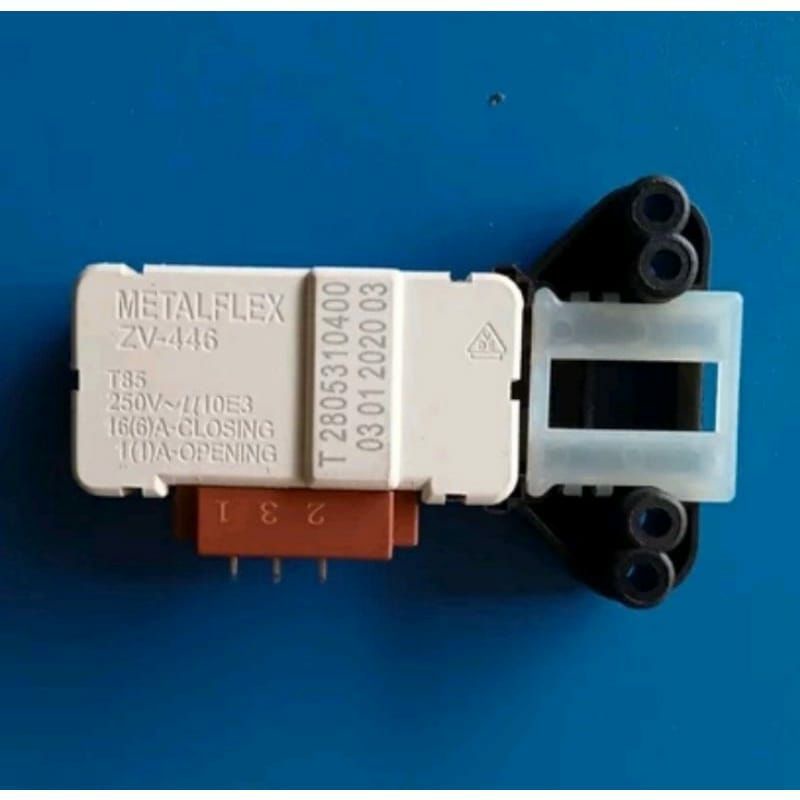 Doorlock/ switch pintu mesin cuci Sharp front loading ZV-446