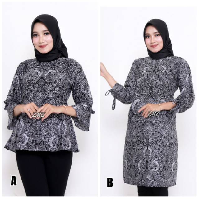 Atasan batik wanita/blouse batik/tunik batik doby Dolby