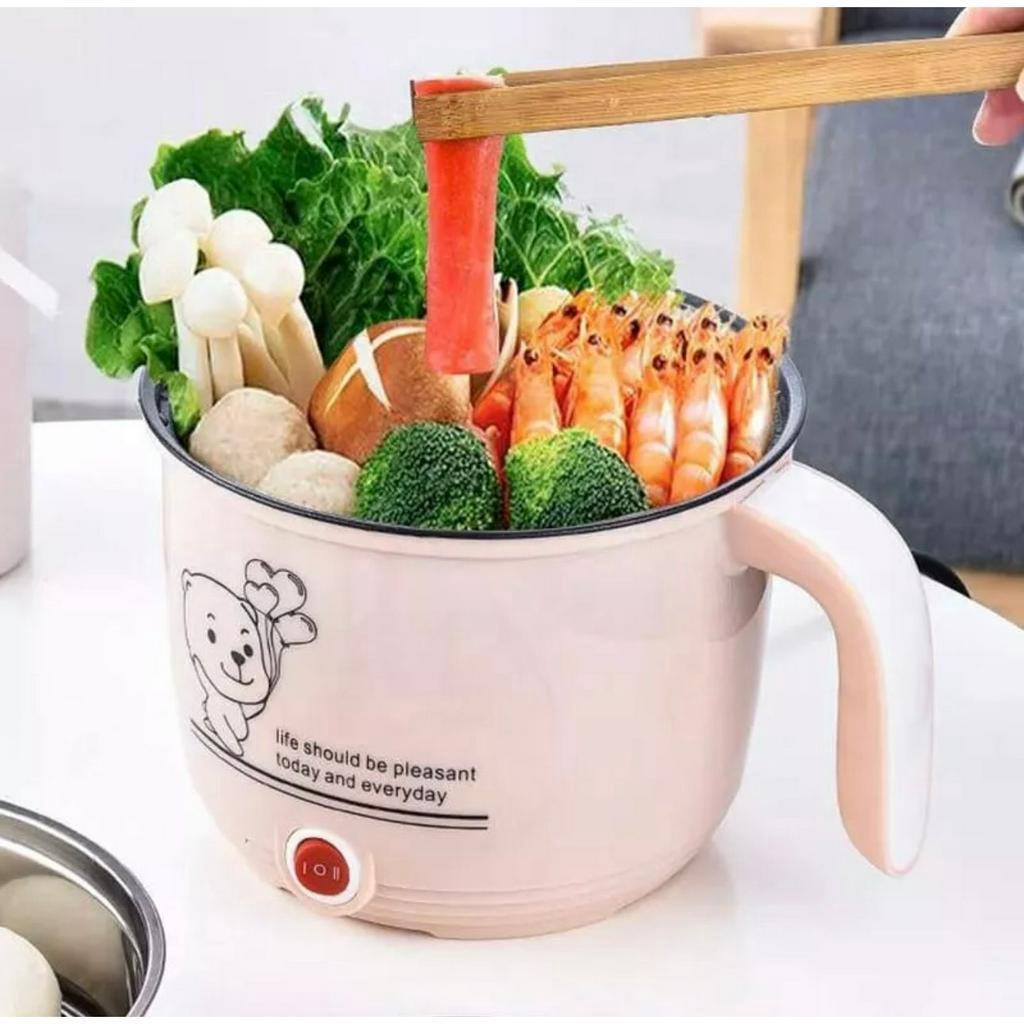 PANCI LISTRIK FASHION SERBAGUNA - COOKING POT STEAMER MULTIFUNGSI