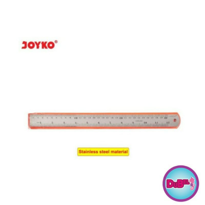 

Penggaris Besi 30 cm / Penggaris Stainless Joyko RL-ST30