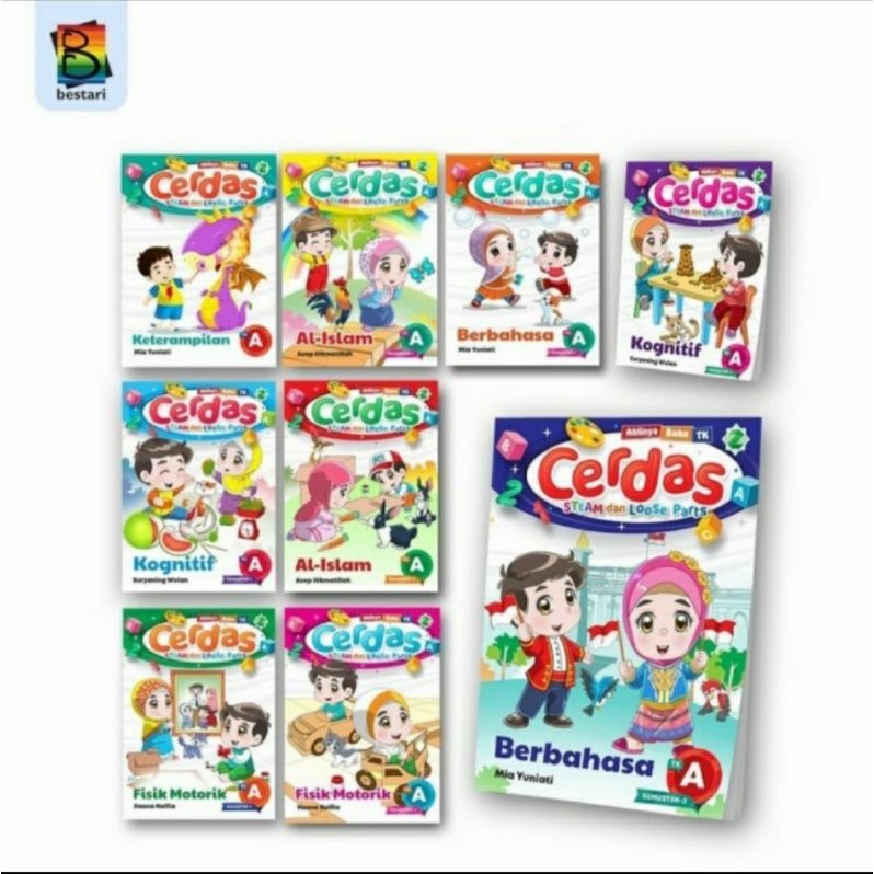 Buku Cerdas Anak TK / PAUD - (TK A) STEAM & LOOSE PARTS -Zikrul hakim
