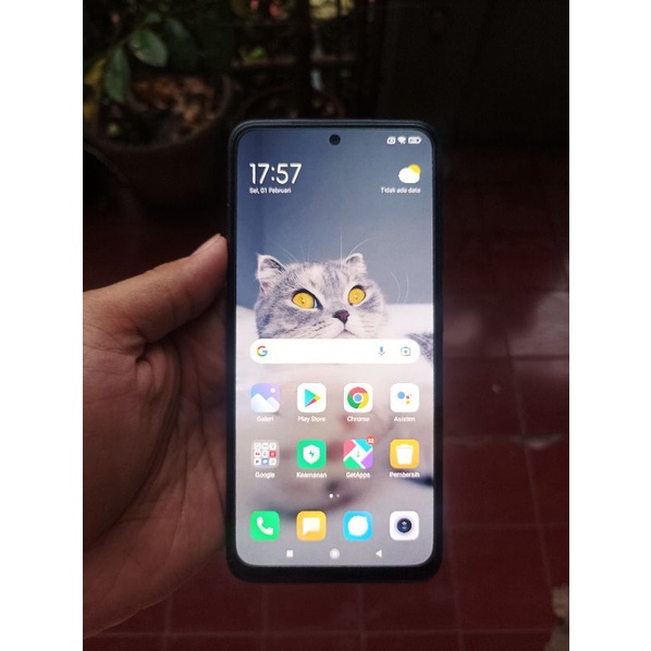 xiaomi redmi note 10s 6 128gb onyx grey fullset