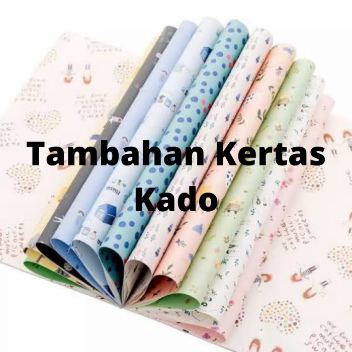 Tambahan Kertas Kado Untuk Packing