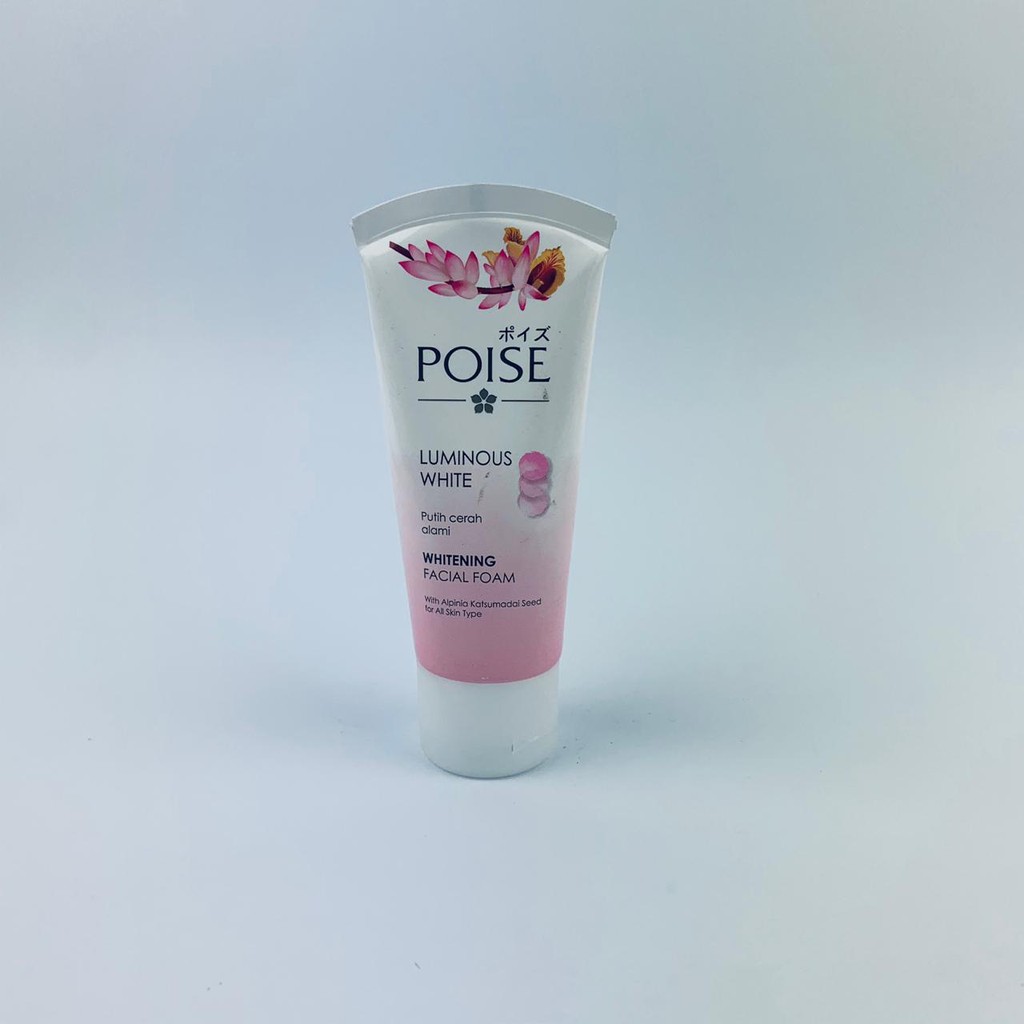 Poise Luminous White/Whitening Facaial Foam/Sabun Pencuci Muka/50g