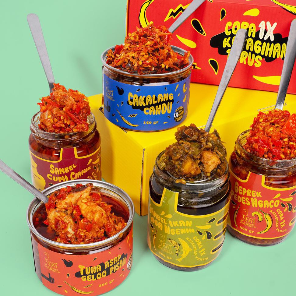 

BISA COD Set Sambel Jagoan Kumplit 5 Varian Eatsambel! TERBARU [Kode 1|Kode 2|Kode 3|Kode 4|Kode