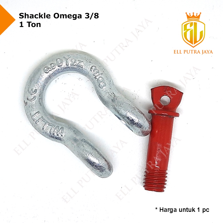 Shackle Omega 3/8 Kapasitas 1 ton