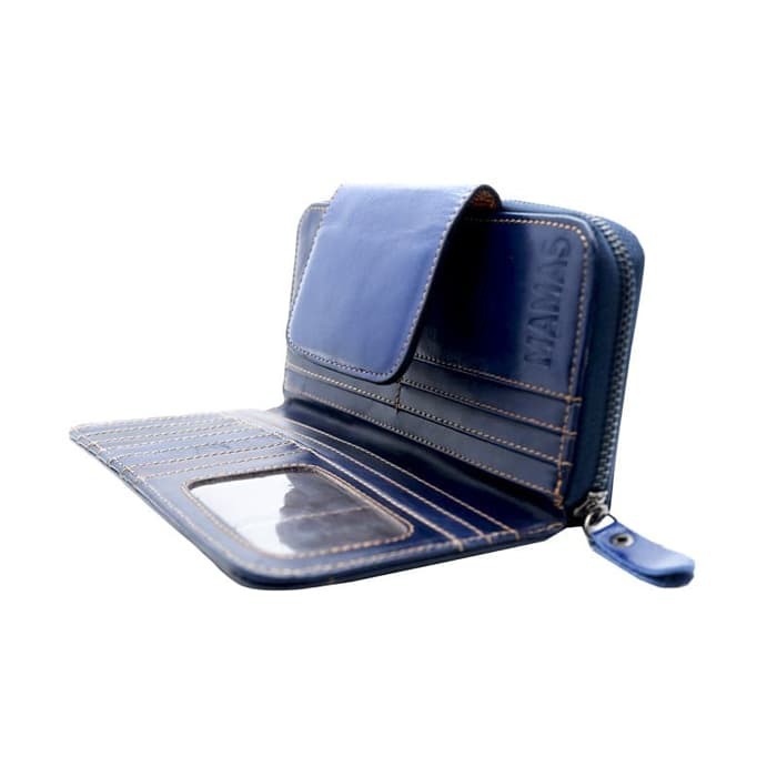 Dompet Kulit Wanita Model Dompet Lipat Resleting Wanita Bahan Kulit Asli
