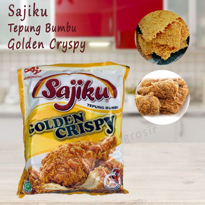

pakai-siap-tepung-bumbu-tepung- sajiku tepung bumbu golden crispy 200g -tepung-bumbu-tepung-siap-