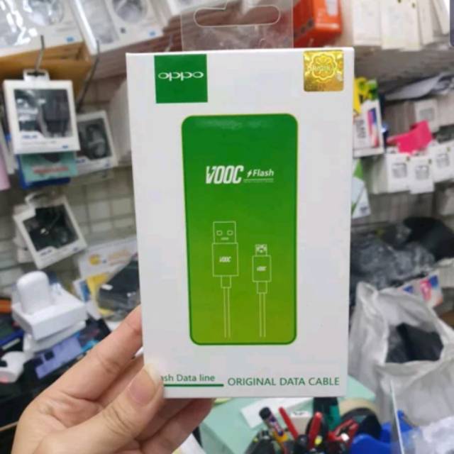 KABEL DATA OPPO VOOC FAST CHARGING MICRO USB ORIGINAL BISA BUAT HP F5/F7/F9/F11/F11 PRO DLL
