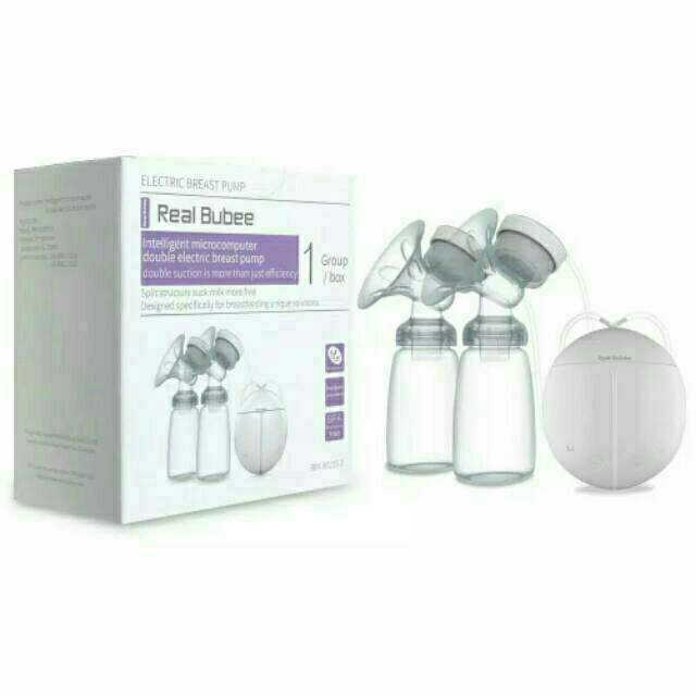 Real Bubee Pompa ASI Elektrik Ganda / Double Electric Breast Pump Real Bubee Double Electric Breast Pump | Pompa ASI Elektrik Ganda - Reguler/manualPOMPA ASI MANUAL BREAST PUMP bonus kantong asi REAL BUBEE Real Bubee Breast Pump Pompa ASI Manual &amp; Elektr