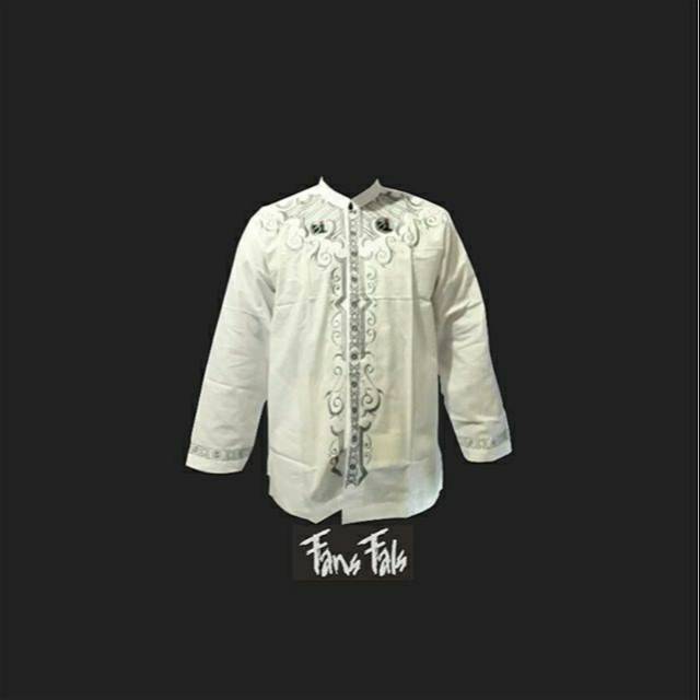 Koko Iwan Fals brand GF Cloth - Putih Panjang Size L