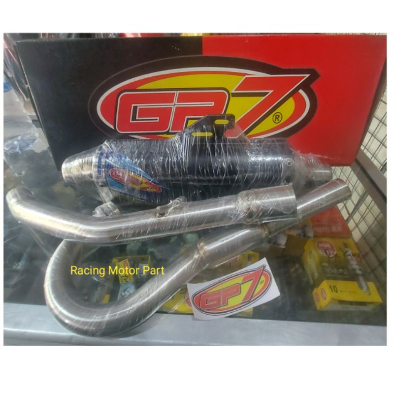 Knalpot GP7 MX series KLX 150 DTracker 150 GP7 MX series standar kompetisi original GP7