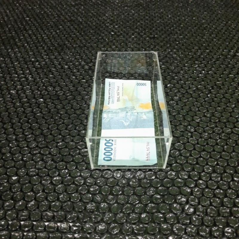 Akrilik mini cash / Tempat uang Akrilik mini