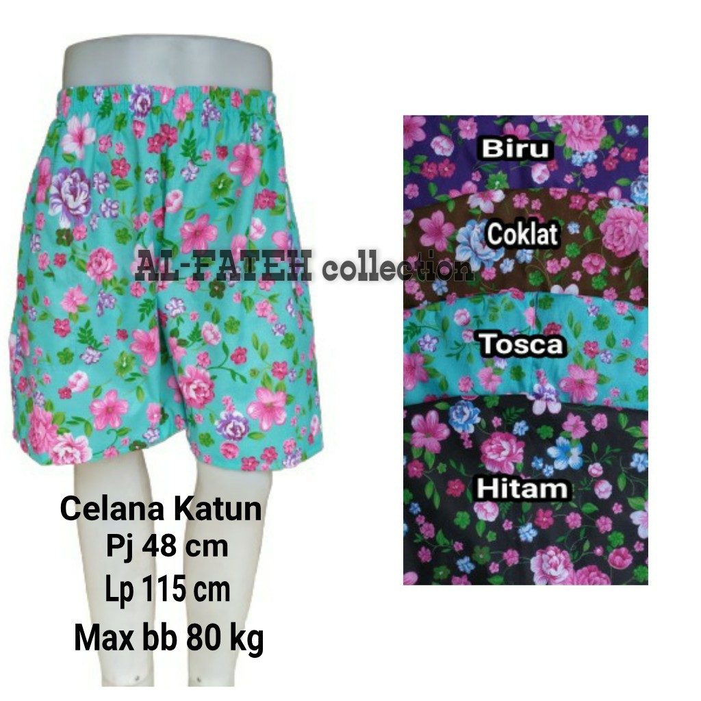 paket 10 pcs Celana Pendek Wanita Jumbo Motif Bunga Katun paket 10 pcs Celana Pendek Wanita Jumbo Motif Bunga Katun