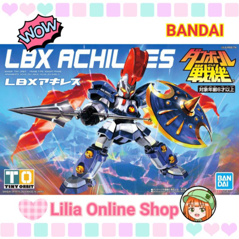 LBX ACHILLES (asli BANDAI) Danball Senki LBX original MIB modelkit